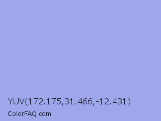 YUV 172.175,31.466,-12.431 Color Image