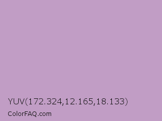 YUV 172.324,12.165,18.133 Color Image