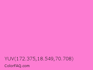 YUV 172.375,18.549,70.708 Color Image