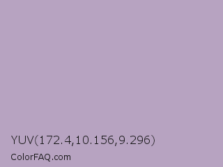YUV 172.4,10.156,9.296 Color Image