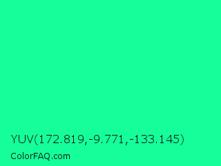 YUV 172.819,-9.771,-133.145 Color Image