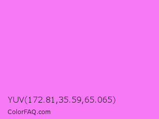 YUV 172.81,35.59,65.065 Color Image
