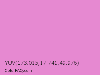 YUV 173.015,17.741,49.976 Color Image