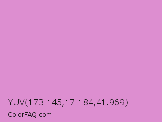 YUV 173.145,17.184,41.969 Color Image