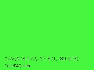 YUV 173.172,-55.301,-89.605 Color Image