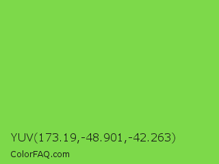 YUV 173.19,-48.901,-42.263 Color Image