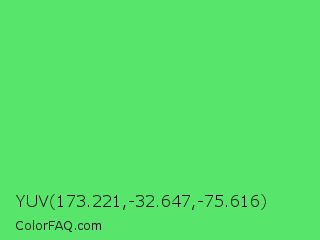 YUV 173.221,-32.647,-75.616 Color Image