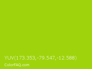YUV 173.353,-79.547,-12.588 Color Image