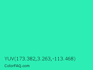 YUV 173.382,3.263,-113.468 Color Image