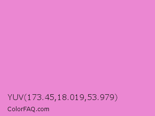 YUV 173.45,18.019,53.979 Color Image
