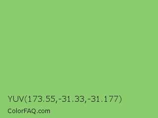 YUV 173.55,-31.33,-31.177 Color Image