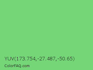 YUV 173.754,-27.487,-50.65 Color Image