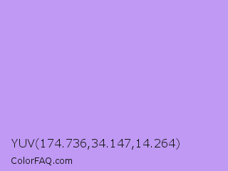 YUV 174.736,34.147,14.264 Color Image