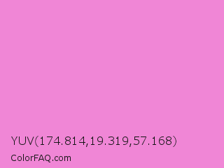YUV 174.814,19.319,57.168 Color Image