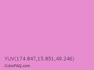 YUV 174.847,15.851,49.246 Color Image