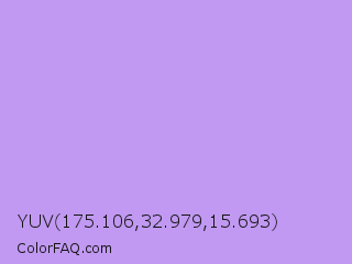 YUV 175.106,32.979,15.693 Color Image