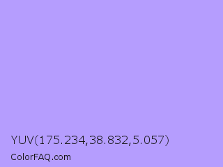 YUV 175.234,38.832,5.057 Color Image