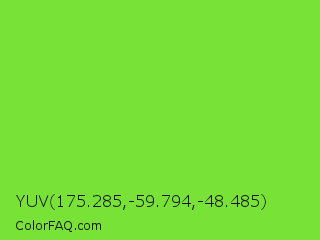 YUV 175.285,-59.794,-48.485 Color Image
