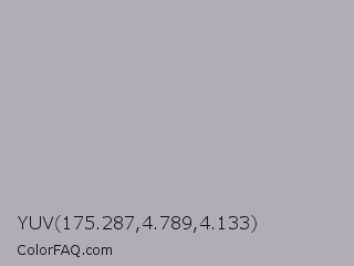 YUV 175.287,4.789,4.133 Color Image