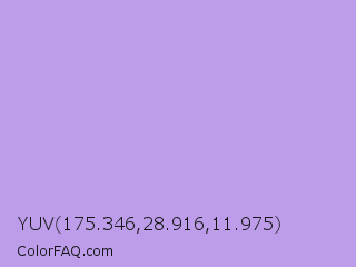 YUV 175.346,28.916,11.975 Color Image