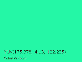 YUV 175.378,-4.13,-122.235 Color Image