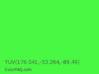 YUV 176.041,-53.264,-89.49 Color Image