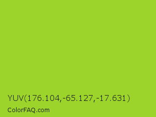 YUV 176.104,-65.127,-17.631 Color Image