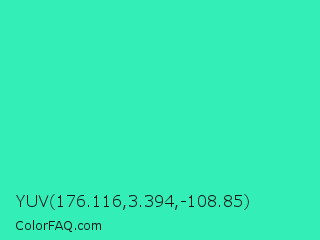 YUV 176.116,3.394,-108.85 Color Image