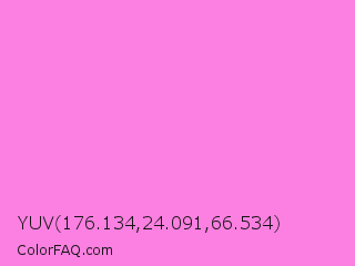 YUV 176.134,24.091,66.534 Color Image