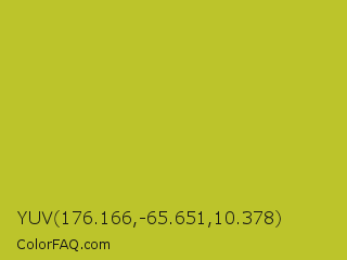YUV 176.166,-65.651,10.378 Color Image