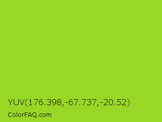 YUV 176.398,-67.737,-20.52 Color Image