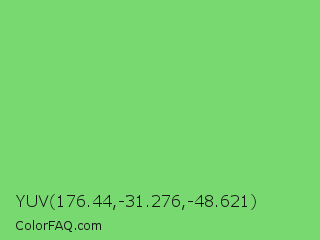 YUV 176.44,-31.276,-48.621 Color Image