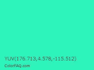 YUV 176.713,4.578,-115.512 Color Image