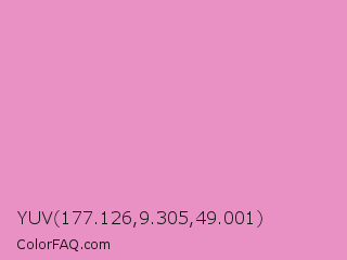 YUV 177.126,9.305,49.001 Color Image