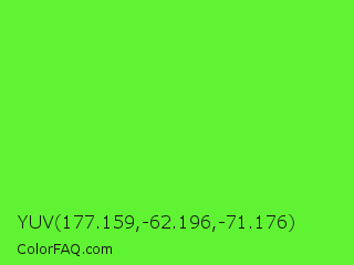 YUV 177.159,-62.196,-71.176 Color Image