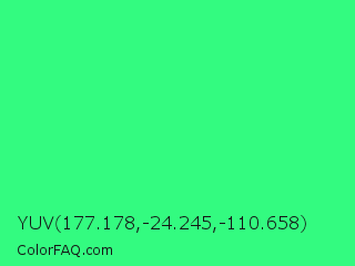 YUV 177.178,-24.245,-110.658 Color Image