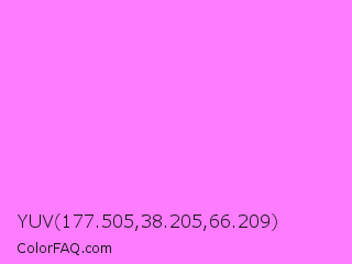 YUV 177.505,38.205,66.209 Color Image
