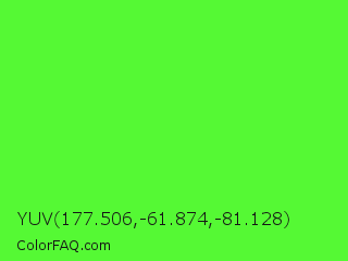 YUV 177.506,-61.874,-81.128 Color Image