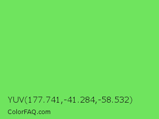 YUV 177.741,-41.284,-58.532 Color Image