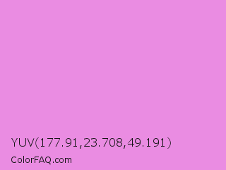 YUV 177.91,23.708,49.191 Color Image