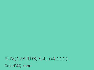 YUV 178.103,3.4,-64.111 Color Image