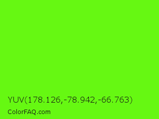 YUV 178.126,-78.942,-66.763 Color Image