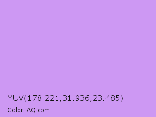 YUV 178.221,31.936,23.485 Color Image