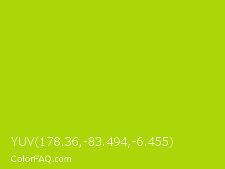 YUV 178.36,-83.494,-6.455 Color Image