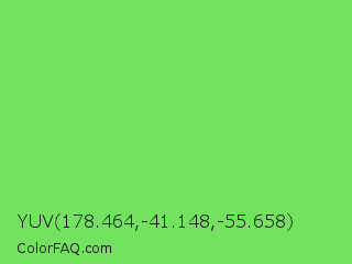 YUV 178.464,-41.148,-55.658 Color Image