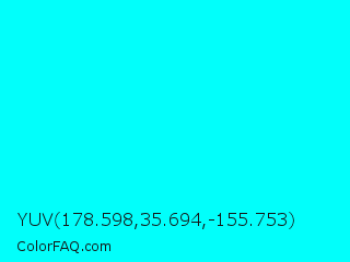 YUV 178.598,35.694,-155.753 Color Image