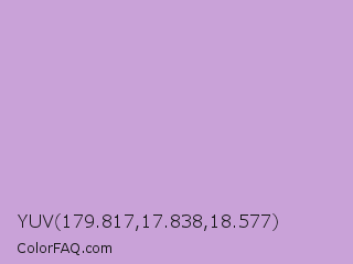 YUV 179.817,17.838,18.577 Color Image