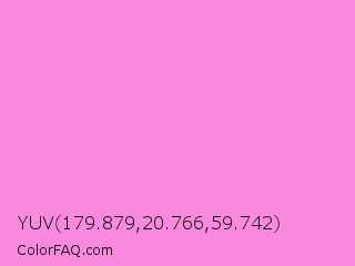 YUV 179.879,20.766,59.742 Color Image