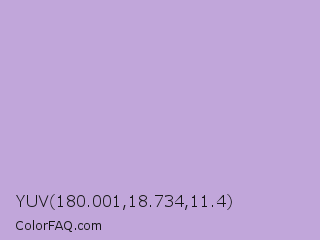 YUV 180.001,18.734,11.4 Color Image