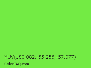 YUV 180.082,-55.256,-57.077 Color Image